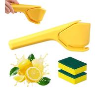 Hand Juicer Squeezer - Manual Press Juicer,Foldable Stainless Steel Handheld Lemon Squeezer Manual Citrus Juicer Out As Much Juice As Possible - Drain Every Last Drop,For Lemon Citrus Lime Orange (A)