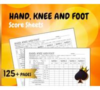 Hand Knee and Foot Score Sheets: Helping You Track Points Clearly During Fun Family Nights And Parties