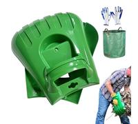 Hand Leaf Rake, Yard Grabber Tool, Garbage Shovel Gear with Smart Style, Utility Aid for Daily Work, Rake Mate, Garden Aid for Backyard Lawn Outdoor Landscape Patio Flower Bed 15.35x14.57 inches