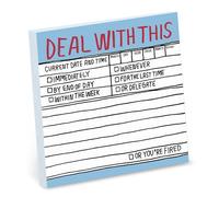 Hand-Lettered Deal With This Sticky Notes