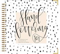 Hand Lettering 101: A Step-by-Step Calligraphy Workbook for Beginners (Gold Spiral-Bound Workbook with Gold Corner Protectors)