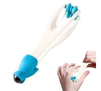 Hand Massage Roller, Manual Pressure Point Tool, 16.5x3cm/6.5x1.18 Inches Portable Cordless Massager, Ergonomic Design for Stress Relief Muscle Relaxation for Home Travel Daily Use