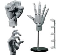 Hand Model, Flexible Hand Model, Artists Flexible Hand Model, Moveable Joints Manikin Hand Figure - Perfect for Drawing, Displaying, and Enhancing Sketching and Painting Techniques