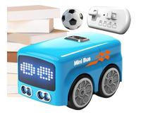 Hand Motion Rcs - Autobus actionné par gestes, voiture avec télécommande interactive, véhicule avec capteur multidirectionnel avec lumières | Jeu en intérieur et en extérieur, cadeau de cum