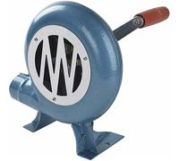 Hand-operated forging blower, manual popcorn blower with iron gears, centrifugal fan, great gift for grill accessories, 120W