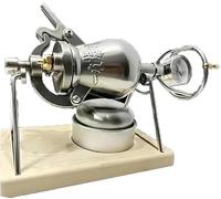 Hand Popcornmaschinehot Wind Haut-pression Popcorn Machine, Chinois traditionnel 304 Popcorn en acier inoxydable avec sac de pop-corn, adapté au fabricant de pop-corn manuel de la fête de famille