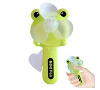 Hand Press Fan: Manual Mini Air Cooler, Handheld Non Electric Pocket Blower