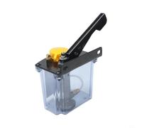 Hand Pressure Oil Pump 0.8L for Machine Tools(Left Hand) | 0.8L capacity, 5ml/min flow, check valve prevents backflow, pour ideal for machine tools and CNC centers