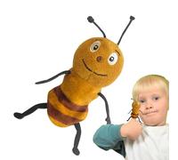 Hand Puppets Bee Puppets for Kids, Storytelling Bee Puppet | Cute Caterpillar Hand Plush Ladybug | Animal Stuffed Finger Puppet for Girl Aged 1-3