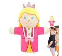 Hand Puppets, Fairy Tale Inspired Interactive Puppet Toy, 7.87x3.94x1.57 inches Storytelling Role Play Entertainment Props for Early Learning Development, Cultural Education