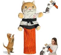 Hand Puppets for Cats, Cat Puppet Wrestler, Cat Hand Puppet for Cat PlayMarionnette à Main Interactive avec Rembourrage Robuste Jouet pour Interagir avec Les Chats (A)