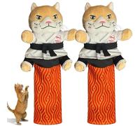 Hand Puppets for Cats, Cat Puppet Wrestler, Cat Hand Puppet for Cat PlayMarionnette à Main Interactive avec Rembourrage Robuste Jouet pour Interagir avec Les Chats (B)