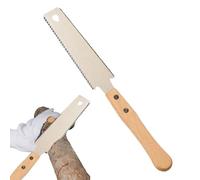 Hand Scie - Lame en bois d'acier à haute teneur en carbone, coupe japonaise traditionnelle | Double bord de 5,9 pouces avec dents aiguisées, outil de coupe polyvalent pour la fabrication