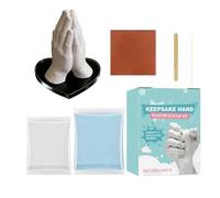 Hand Sculpture Kit - 15,4 x 19,5 cm DIY Life Casting Kit for Creating Réaliste 3D Hand And Finger Molds, Easy-to-Use Plaster or Alginate Craft For Kids, Teens, And Adults, Memory Keepsake, Art Project