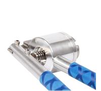 Hand Sealing Machine 1 sertisseuse manuelle de 20 mm for flacons, en métal et acier, avec poignée longue