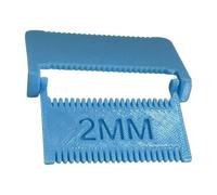 Hand Sewing Gauge Ruler - Edge Lockstitch Template | Quilting Seam G