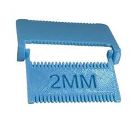 Hand Sewing Ruler - Seam Guide Ruler For Sewing, Portable Hand Quilting Gauge With Sliding Marker, Clear Acrylic Hemming Tool For Seniors, Grandma, Grandpa, Beginners, Experienced Users