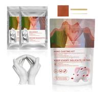 Hand Shape Crafting Powder Hand Mold Powder Sculpture Molding Compound | Easy Fast-Setting Mix - Smooth Texture - Convenient Crafting Tool for Anniversaries Weddings and Holiday Memories