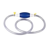Hand Siphon Pump | 1.5m High Flow Gas Fuel Water Transfer | Portable Pump for Cars/Trucks/Boats | Leak Proof Design with Hose Clamp