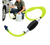 Hand Siphon Pump - Manual Liquid Transfer Pump with 100cm Hose | Self Primi | 165g Rubber Construction, 100cm Hose, 20cm Pump, 9.5cm Valve, Manual Self Priming Design, For Water, , Liquids And