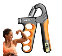 Hand Strength Training| Stainless Steel Spring Forearm Grip Strengthener | Forearm Strengthener Electronic Counter Grip Strengthen Trainer Non-Slip Gripper For Grip Strength Trainer Exerciser Finger