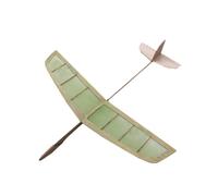 Hand Thrown Glider Aircraft Model Kit avec Film-Covered Lightweight Wooden Frame, Wingspan 365mm Longueur 410mm DIY Assembled Airplane Compatible avec les projets STEM éducatifs et les activités extér