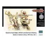 Figurines 2ème Guerre Mondiale : Combat au corps à corps : Bataille en Afrique du Nord 1942
