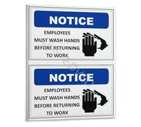 Hand Washing Instructions Poster FDA Food Code Compliance For Food Workers Restaurant Cafe Health Notice(Unframed,12x18inch(30x45cm))