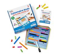 Hand2Mind Cuisenaire Rods : Ensemble d'activits mathmatiques prcoces - Apprentissage de la maternelle Montessori Place Value Manipulatives Sal