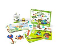 Learning Resources Kit de puzzles de formes en plastiques Recyclage et conservation , puzzle de formes, tangrams pour enfants, cartes de formes, jeu avec des formes, formes pour les tout-petits, 3+