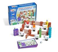 Hand2mind Numberblocks Sheep Farm MathLink Cubes Ensemble d'activit s d'apprentissage pr scolaire Ensemble de jeu de ferme Blocs de comptage Joue