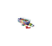 Hand2mind Tangrams en plastique, ensemble de manipulation pour puzzles math?matiques (lot de 32)