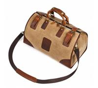 Handadsume Toile imperméable + Cuir Voyage Valise Sac à Main Sac à Main Gym Valise W nd Hommes Nuit Sac fb8151