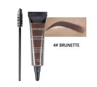 Handaiyan 6 Couleurs Teinture À Sourcils Teinte Imperméable Ensemble De Pinceaux De Maquillage Marron Rehausseur Sourcils Colorant Crème Maquillage Peinture Cosmétique - Type 04brunette Beige