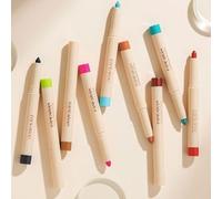 HANDAIYAN - Dual-Ended Pearlescent Eyeshadow Stick - 10 Colors 07# Dark Red - 0.85g
