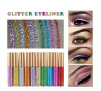 Handaiyan Paillettes Perle Paillettes Etanche Ombre À Paupieres Liquide Fard À Paupieres Paillettes Ombre À Paupieres Longue Duree Miroitant