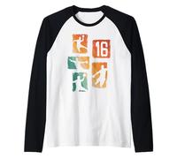 Handball 16e Anniversaire garçon 16 Ans Manche Raglan