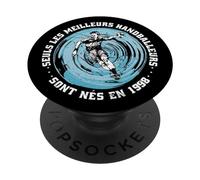 Handballeur Handball Anniversaire né en 1998 French Handball PopSockets PopGrip Adhésif