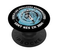 Handballeur Handball Anniversaire né en 2004 French Handball PopSockets PopGrip Adhésif