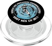 Handballeur Handball Anniversaire né en 2011 French Handball PopSockets PopGrip pour MagSafe