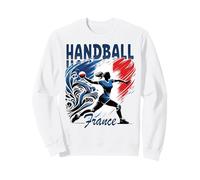 Handballeuse Supporter Français Coq Passion Handball Féminin Sweatshirt