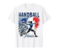 Handballeuse Supporter Français Coq Passion Handball Féminin T-Shirt