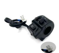 Handbar Switch Start 1 Paire Interrupteur Guidon Moto 7/8" 22mm Compatible Avec Yamaha Pour YBR125 2002-2013 Klaxon Clignotant Phare Feux Pour Route/croisement Démarrage