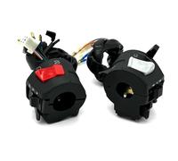 Handbar Switch Start Interrupteur De Guidon Moto 22mm 7/8" Compatible Avec GN125 Pour HJ125 Pour DM125 Fonctions Feu Antibrouillard Klaxon Clignotants Démarrage Électrique