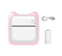 Handbediende slimme inkjetprinter, Mini imprimante thermique Portable 200dpi 57mm impression autocollants sans fil Bluetooth sans encre bleu rose poche Notes à faire liste imprimante pour l'industrie
