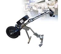 Handbike éLectrique pour Fauteuil Roulant, Commande à 3 Vitesses avec Batterie Amovible, Appareil Pliable Et LéGer pour Une Mobilité Tout-Terrain Et Une Assistance éLectrique Facile,A