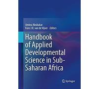 Handbook Of Applied Developmental Science In Sub-Saharan Africa