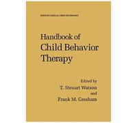 Handbook Of Child Behavior Therapy