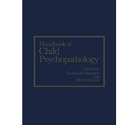 Handbook Of Child Psychopathology