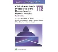 Handbook of Clinical Anesthesia Procedures of the Massachusetts General Hospital